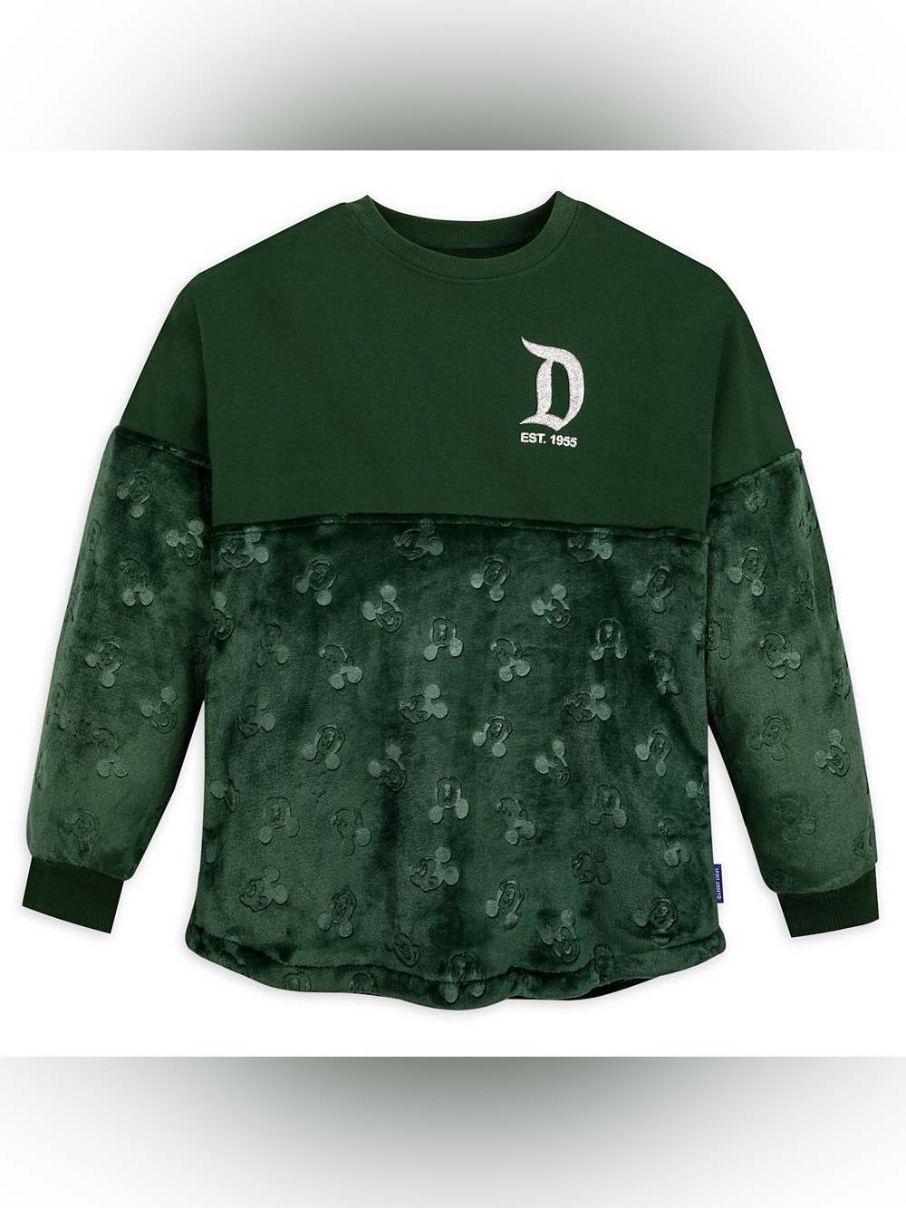 Disneyland resort velour hidden Mickey Mouse spirit jersey sweatshirt unisex